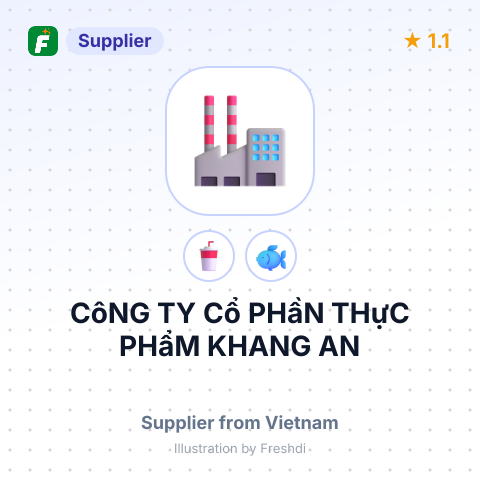 CôNG TY Cổ PHầN THựC PHẩM KHANG AN – summary card, no photo uploaded yet