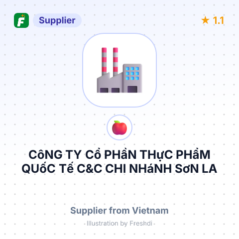 CôNG TY Cổ PHầN THựC PHẩM QUốC Tế C&C CHI NHáNH SơN LA – summary card, no photo uploaded yet