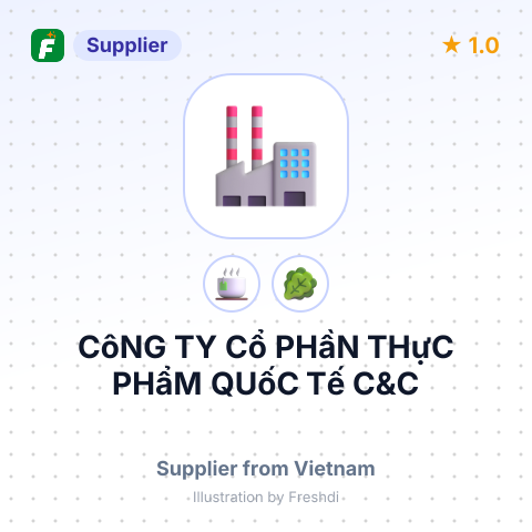 CôNG TY Cổ PHầN THựC PHẩM QUốC Tế C&C – summary card, no photo uploaded yet