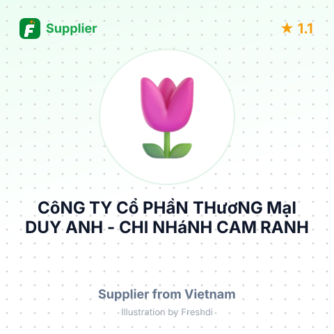 CôNG TY Cổ PHầN THươNG MạI DUY ANH - CHI NHáNH CAM RANH – summary card, no photo uploaded yet