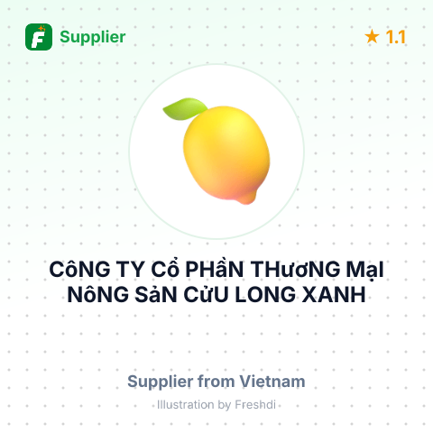 CôNG TY Cổ PHầN THươNG MạI NôNG SảN CửU LONG XANH – summary card, no photo uploaded yet