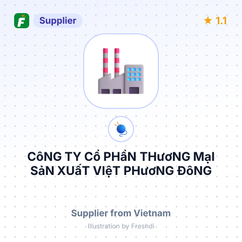 CôNG TY Cổ PHầN THươNG MạI SảN XUấT VIệT PHươNG ĐôNG – summary card, no photo uploaded yet