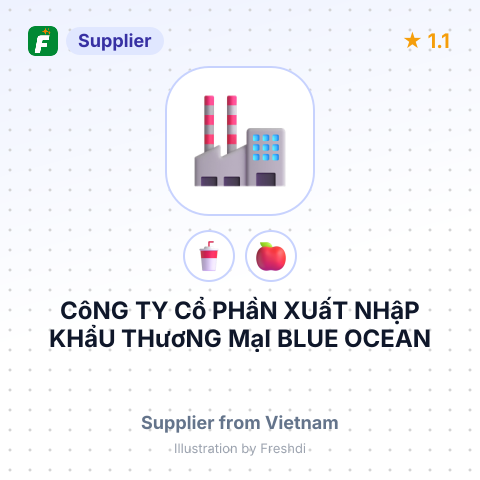 CôNG TY Cổ PHầN XUấT NHậP KHẩU THươNG MạI BLUE OCEAN – summary card, no photo uploaded yet