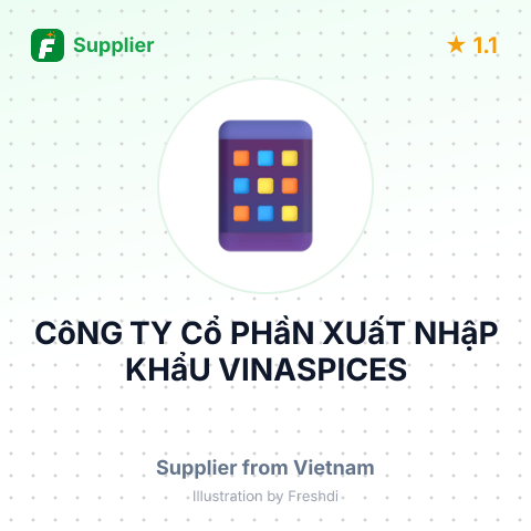CôNG TY Cổ PHầN XUấT NHậP KHẩU VINASPICES – summary card, no photo uploaded yet