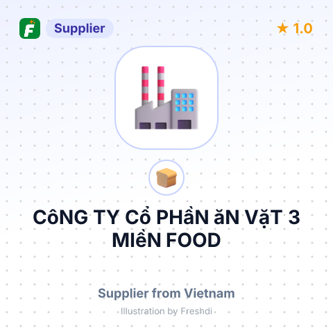 CôNG TY Cổ PHầN ăN VặT 3 MIềN FOOD – summary card, no photo uploaded yet