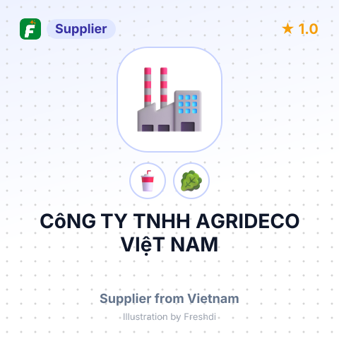 CôNG TY TNHH AGRIDECO VIệT NAM – summary card, no photo uploaded yet