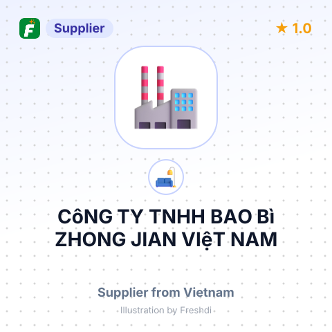 CôNG TY TNHH BAO Bì ZHONG JIAN VIệT NAM – summary card, no photo uploaded yet