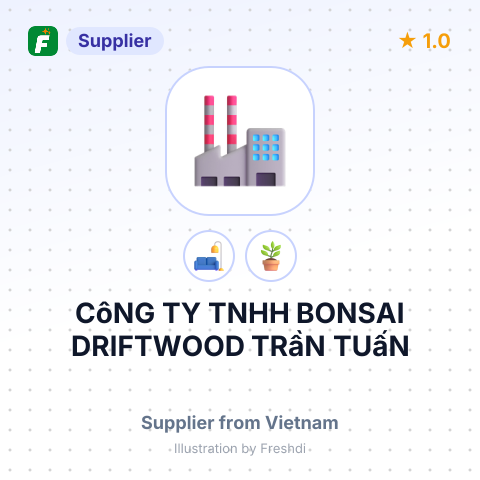 CôNG TY TNHH BONSAI DRIFTWOOD TRầN TUấN – summary card, no photo uploaded yet