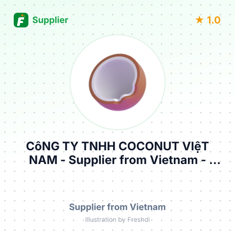 CôNG TY TNHH COCONUT VIệT NAM – summary card, no photo uploaded yet