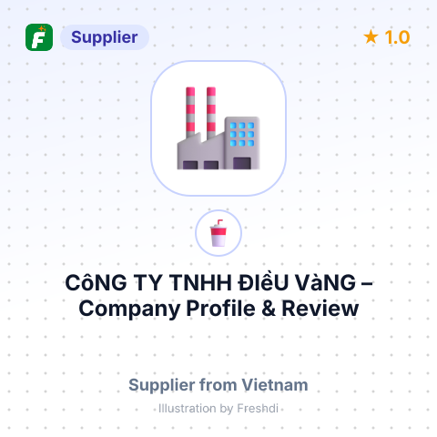 CôNG TY TNHH ĐIềU VàNG – summary card, no photo uploaded yet