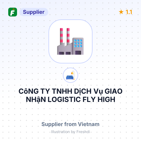 CôNG TY TNHH DịCH Vụ GIAO NHậN LOGISTIC FLY HIGH – summary card, no photo uploaded yet