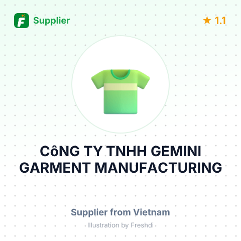 CôNG TY TNHH GEMINI GARMENT MANUFACTURING – summary card, no photo uploaded yet