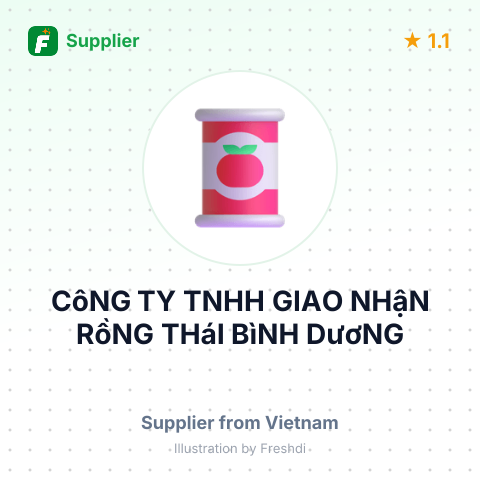 CôNG TY TNHH GIAO NHậN RồNG THáI BìNH DươNG – summary card, no photo uploaded yet