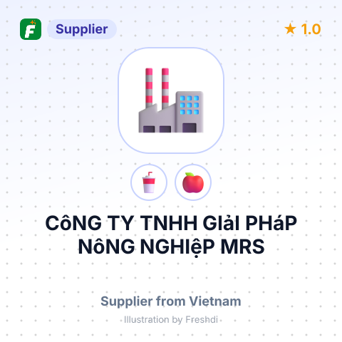 CôNG TY TNHH GIảI PHáP NôNG NGHIệP MRS – summary card, no photo uploaded yet
