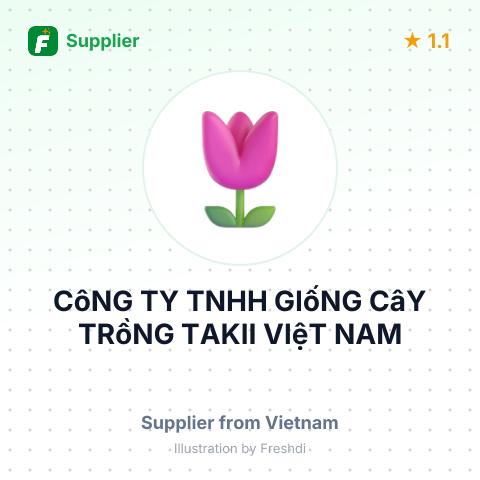 CôNG TY TNHH GIốNG CâY TRồNG TAKII VIệT NAM – summary card, no photo uploaded yet