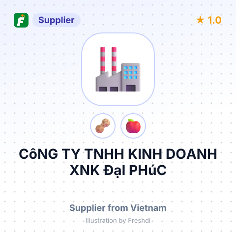 CôNG TY TNHH KINH DOANH XNK ĐạI PHúC – summary card, no photo uploaded yet