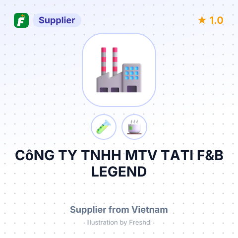 CôNG TY TNHH MTV TATI F&B LEGEND – summary card, no photo uploaded yet