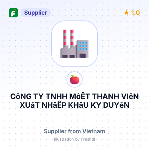CôNG TY TNHH MôÊT THANH VIêN XUâT NHâÊP KHâU KY DUYêN – summary card, no photo uploaded yet