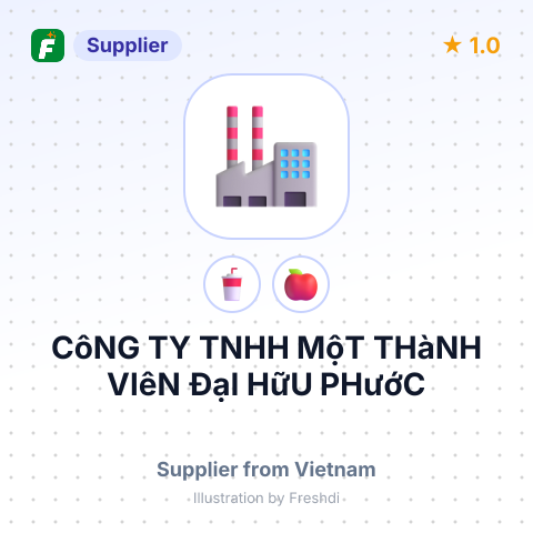 CôNG TY TNHH MộT THàNH VIêN ĐạI HữU PHướC – summary card, no photo uploaded yet