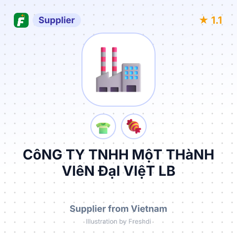 CôNG TY TNHH MộT THàNH VIêN ĐạI VIệT LB – summary card, no photo uploaded yet