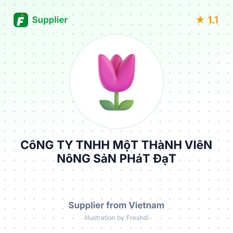 CôNG TY TNHH MộT THàNH VIêN NôNG SảN PHáT ĐạT – summary card, no photo uploaded yet