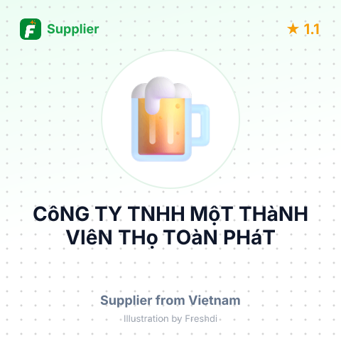 CôNG TY TNHH MộT THàNH VIêN THọ TOàN PHáT – summary card, no photo uploaded yet