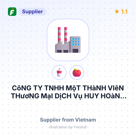 CôNG TY TNHH MộT THàNH VIêN THươNG MạI DịCH Vụ HUY HOàNG PHáT – summary card, no photo uploaded yet