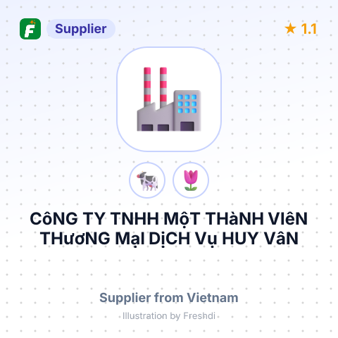 CôNG TY TNHH MộT THàNH VIêN THươNG MạI DịCH Vụ HUY VâN – summary card, no photo uploaded yet