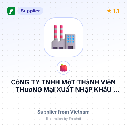 CôNG TY TNHH MộT THàNH VIêN THươNG MạI XUấT NHậP KHẩU HOàNG LONG – summary card, no photo uploaded yet