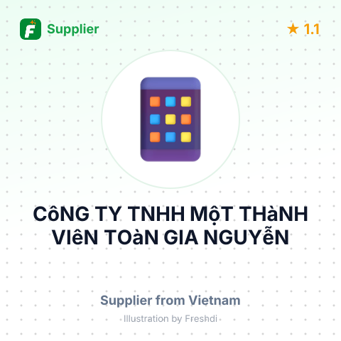 CôNG TY TNHH MộT THàNH VIêN TOàN GIA NGUYễN – summary card, no photo uploaded yet