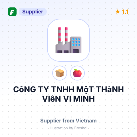 CôNG TY TNHH MộT THàNH VIêN VI MINH – summary card, no photo uploaded yet