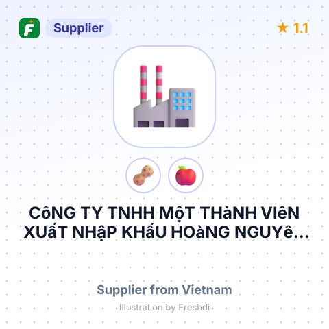 CôNG TY TNHH MộT THàNH VIêN XUấT NHậP KHẩU HOàNG NGUYêN BP – summary card, no photo uploaded yet