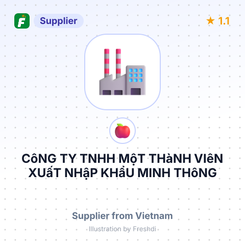 CôNG TY TNHH MộT THàNH VIêN XUấT NHậP KHẩU MINH THôNG – summary card, no photo uploaded yet