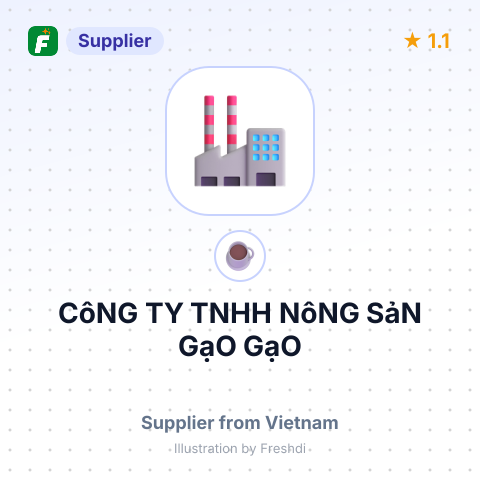 CôNG TY TNHH NôNG SảN GạO GạO – summary card, no photo uploaded yet