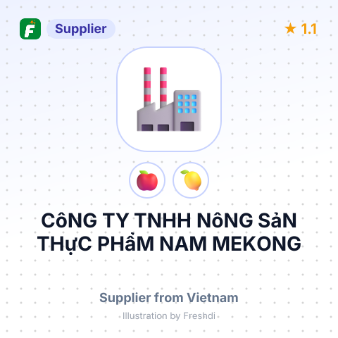 CôNG TY TNHH NôNG SảN THựC PHẩM NAM MEKONG – summary card, no photo uploaded yet