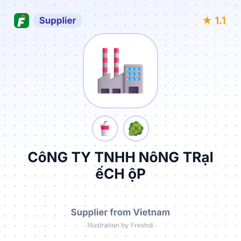 CôNG TY TNHH NôNG TRạI ếCH ộP – summary card, no photo uploaded yet