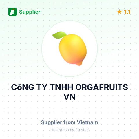 CôNG TY TNHH ORGAFRUITS VN – summary card, no photo uploaded yet