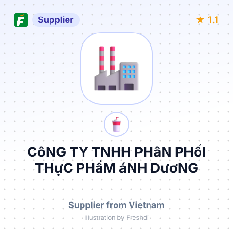 CôNG TY TNHH PHâN PHốI THựC PHẩM áNH DươNG – summary card, no photo uploaded yet