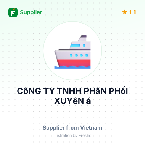 CôNG TY TNHH PHâN PHốI XUYêN á – summary card, no photo uploaded yet