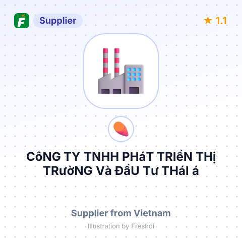 CôNG TY TNHH PHáT TRIểN THị TRườNG Và ĐầU Tư THáI á – summary card, no photo uploaded yet