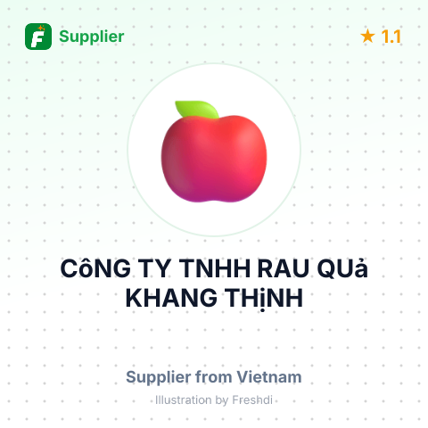 CôNG TY TNHH RAU QUả KHANG THịNH – summary card, no photo uploaded yet