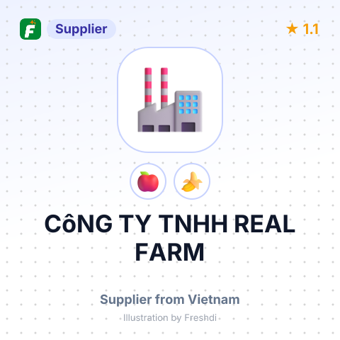 CôNG TY TNHH REAL FARM – summary card, no photo uploaded yet