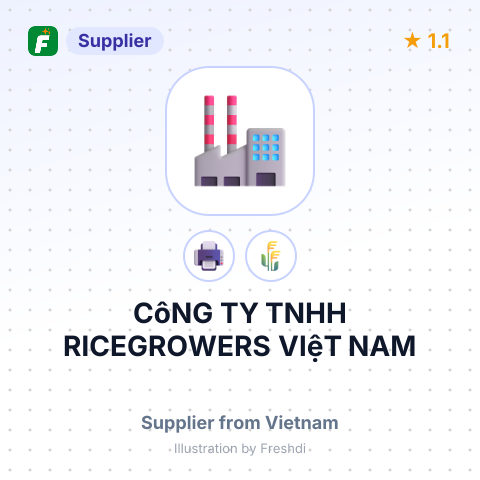 CôNG TY TNHH RICEGROWERS VIệT NAM – summary card, no photo uploaded yet