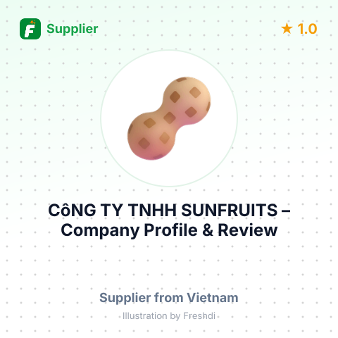 CôNG TY TNHH SUNFRUITS – summary card, no photo uploaded yet