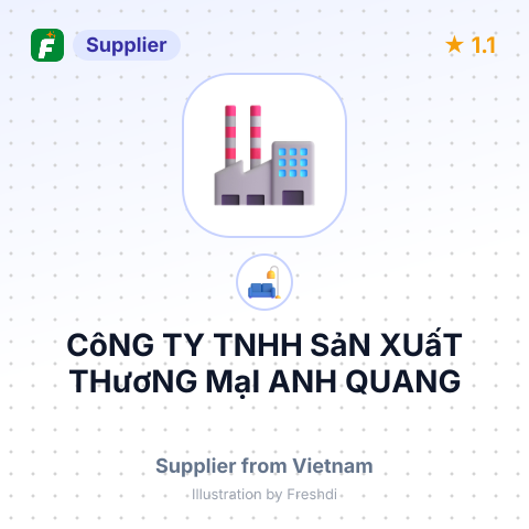 CôNG TY TNHH SảN XUấT THươNG MạI ANH QUANG – summary card, no photo uploaded yet