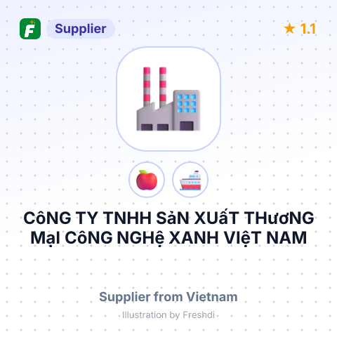 CôNG TY TNHH SảN XUấT THươNG MạI CôNG NGHệ XANH VIệT NAM – summary card, no photo uploaded yet