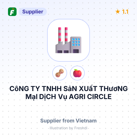CôNG TY TNHH SảN XUấT THươNG MạI DịCH Vụ AGRI CIRCLE – summary card, no photo uploaded yet