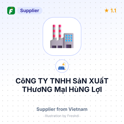 CôNG TY TNHH SảN XUấT THươNG MạI HùNG LợI – summary card, no photo uploaded yet