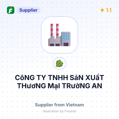 CôNG TY TNHH SảN XUấT THươNG MạI TRườNG AN – summary card, no photo uploaded yet