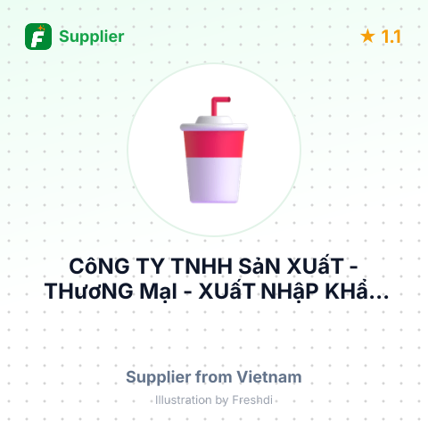 CôNG TY TNHH SảN XUấT - THươNG MạI - XUấT NHậP KHẩU BLV – summary card, no photo uploaded yet